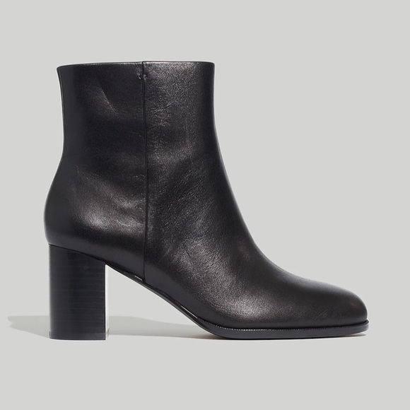 MADEWELL | Mira Side Seam Ankle Boot - Black leather - size 7 - Picture 2 of 9
